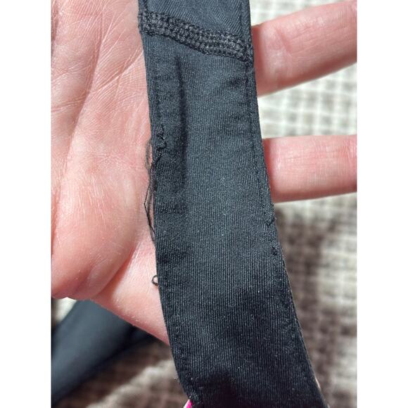 Under Armour Womens L Hot Pink & Black Racerback Athletic Tank Top - Picture 6 of 7